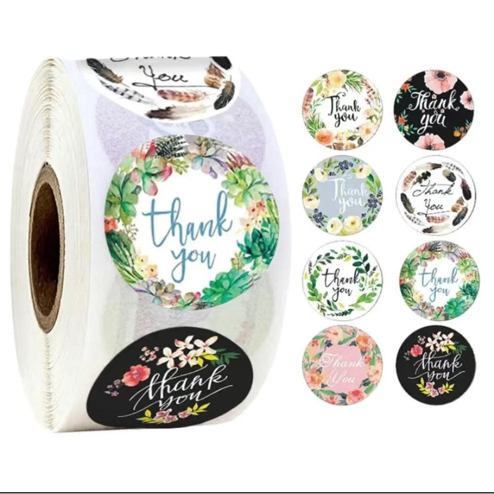 500pc/roll‎ decorative stickers